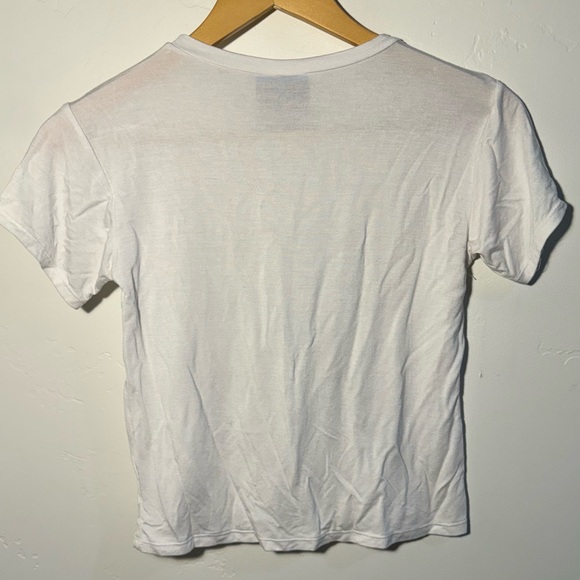 🪴Women’s O-mighty Crazy Plant Lady White Crop Top Shirt🪴 - Picture 4 of 6